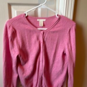 Pink cardigan